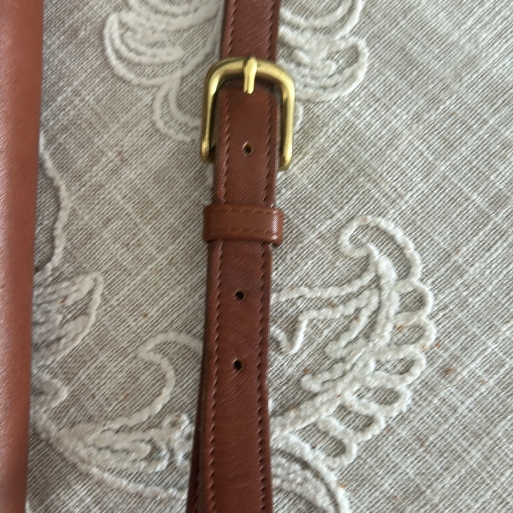 Coach Authentic Vintage British Tan Soft Leather #9790 Crossbody Bag - Picture 15 of 16